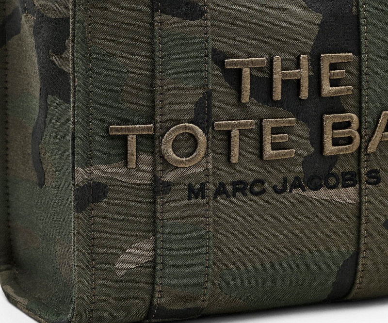 Marc Jacobs The Camo Jacquard Small Tote Bags Camo Multicolor | Australia_MJ79131