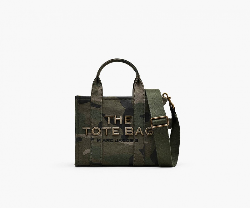 Marc Jacobs The Camo Jacquard Small Tote Bags Camo Multicolor | Australia_MJ79131