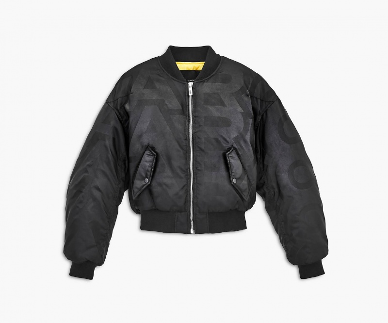 Marc Jacobs The Cropped Bomber Outerwear Black | Australia_MJ64464