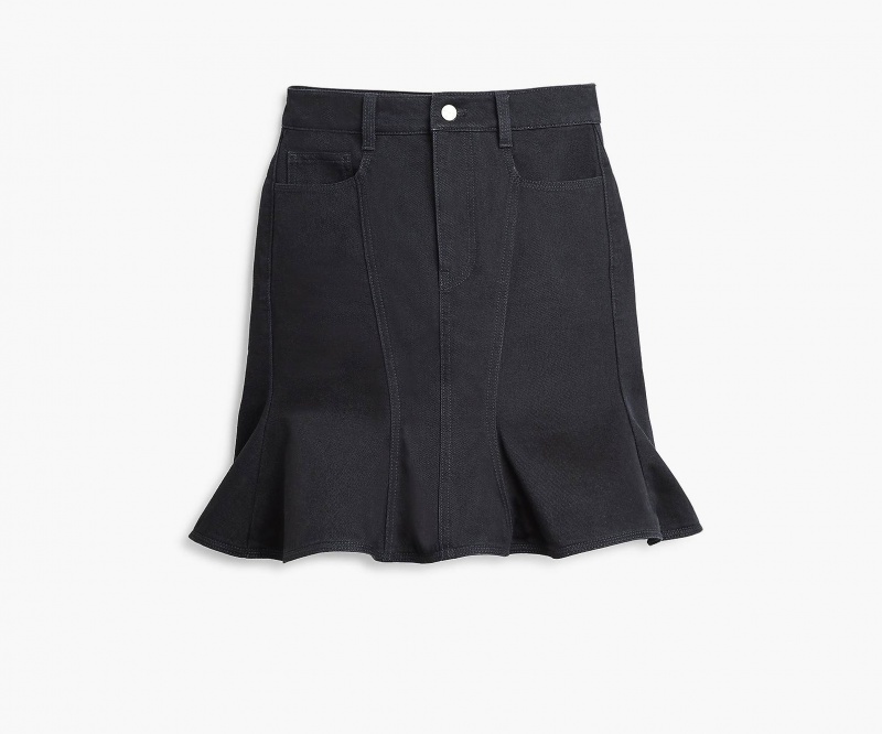 Marc Jacobs The Fluted Mini Skirt Bottoms Black | Australia_MJ12729