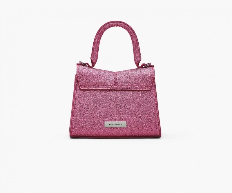 Marc Jacobs The Galactic Glitter St. Marc Mini Top Handbag Pink | Australia_MJ82086