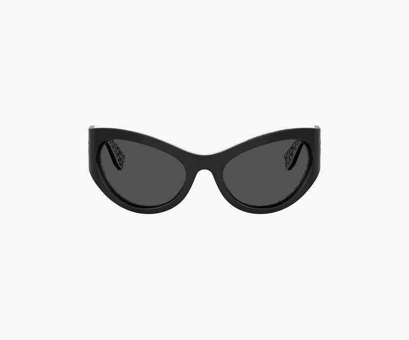 Marc Jacobs The Icon Wrapped Sunglasses Black | Australia_MJ67313