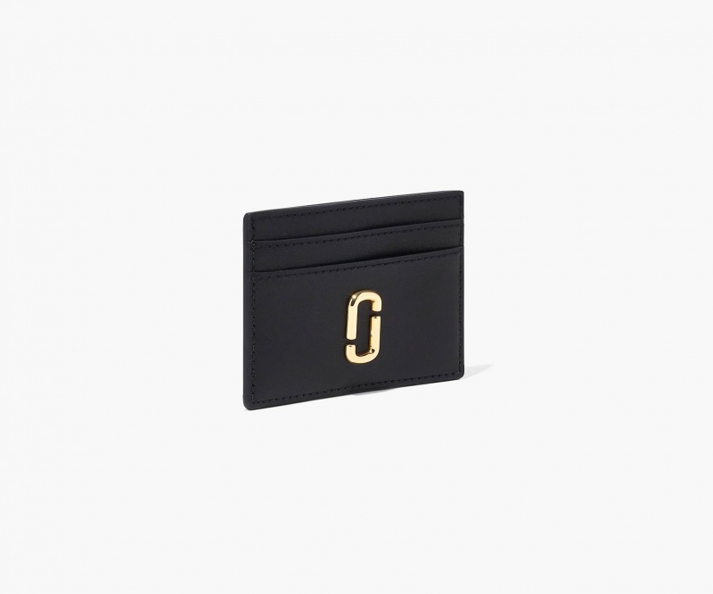 Marc Jacobs The J Marc Card Case Wallets Black | Australia_MJ82342