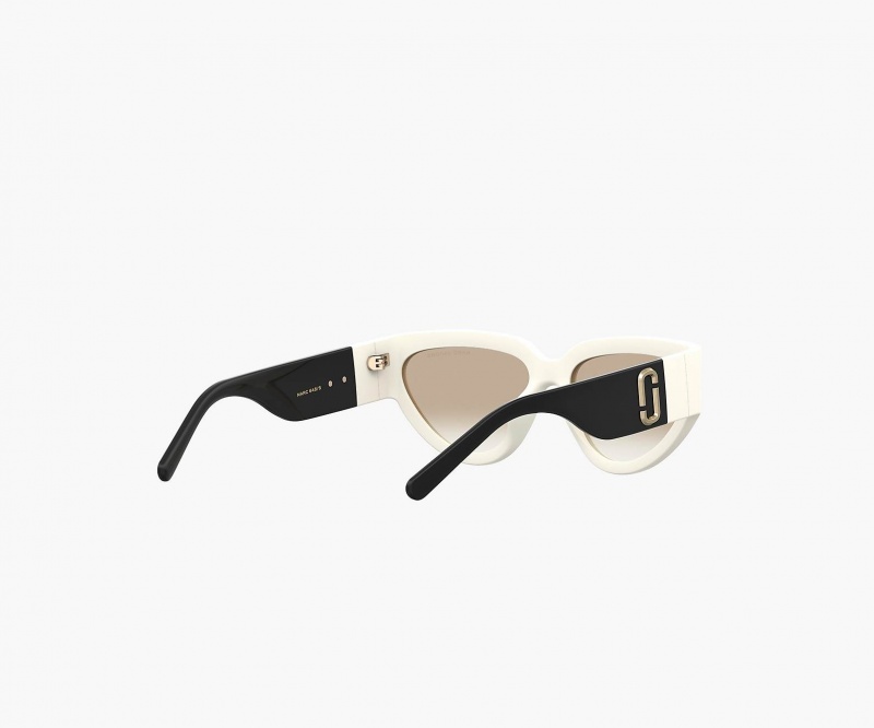 Marc Jacobs The J Marc Cat Eye Sunglasses White / Black | Australia_MJ33180