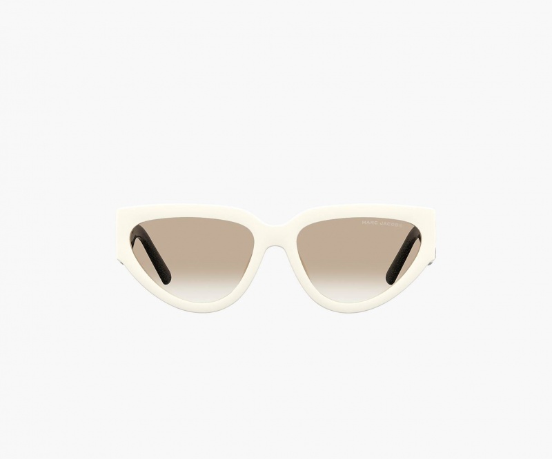 Marc Jacobs The J Marc Cat Eye Sunglasses White / Black | Australia_MJ33180