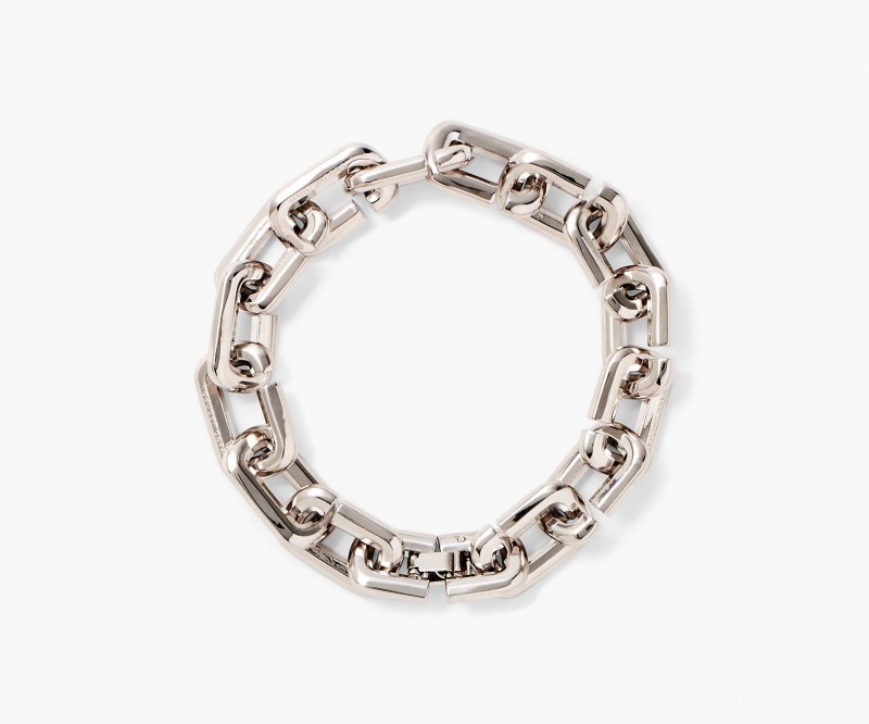 Marc Jacobs The J Marc Chain Link Bracelets Silver | Australia_MJ40165