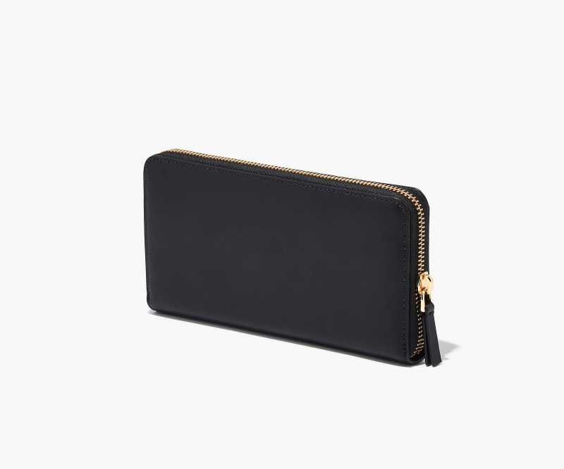 Marc Jacobs The J Marc Continental Wallets Black | Australia_MJ31122