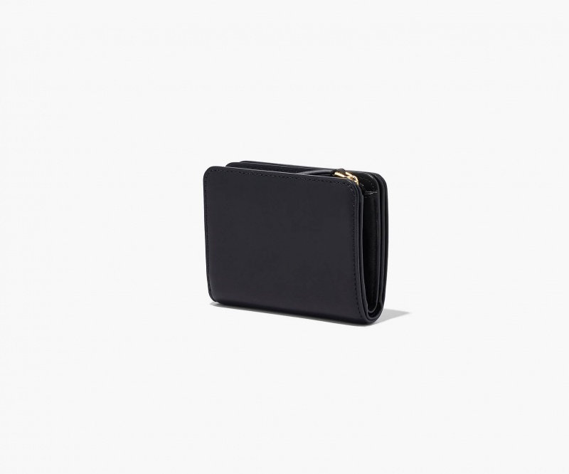 Marc Jacobs The J Marc Mini Compact Wallets Black | Australia_MJ60222