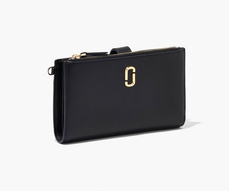 Marc Jacobs The J Marc Phone Wallets Black | Australia_MJ25670