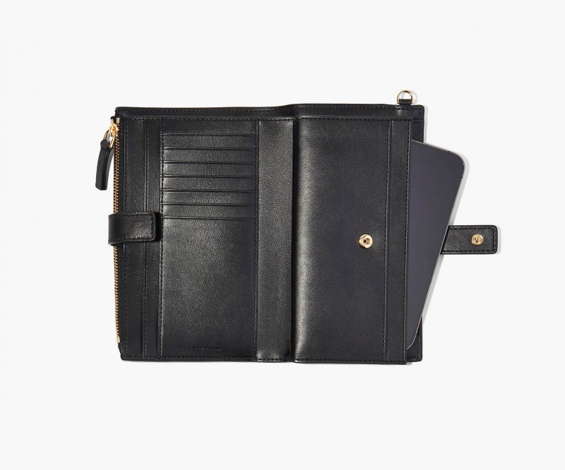 Marc Jacobs The J Marc Phone Wallets Black | Australia_MJ25670