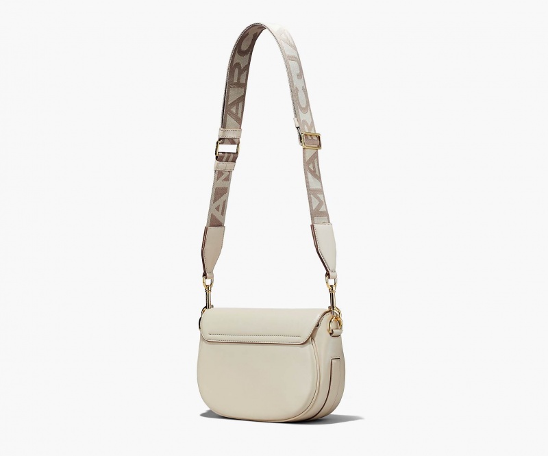 Marc Jacobs The J Marc Saddle Crossbody Bags White | Australia_MJ16005