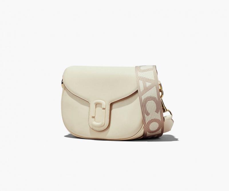 Marc Jacobs The J Marc Saddle Crossbody Bags White | Australia_MJ16005