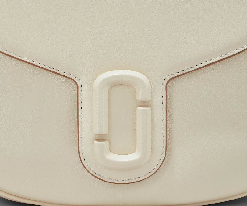 Marc Jacobs The J Marc Saddle Crossbody Bags White | Australia_MJ16005