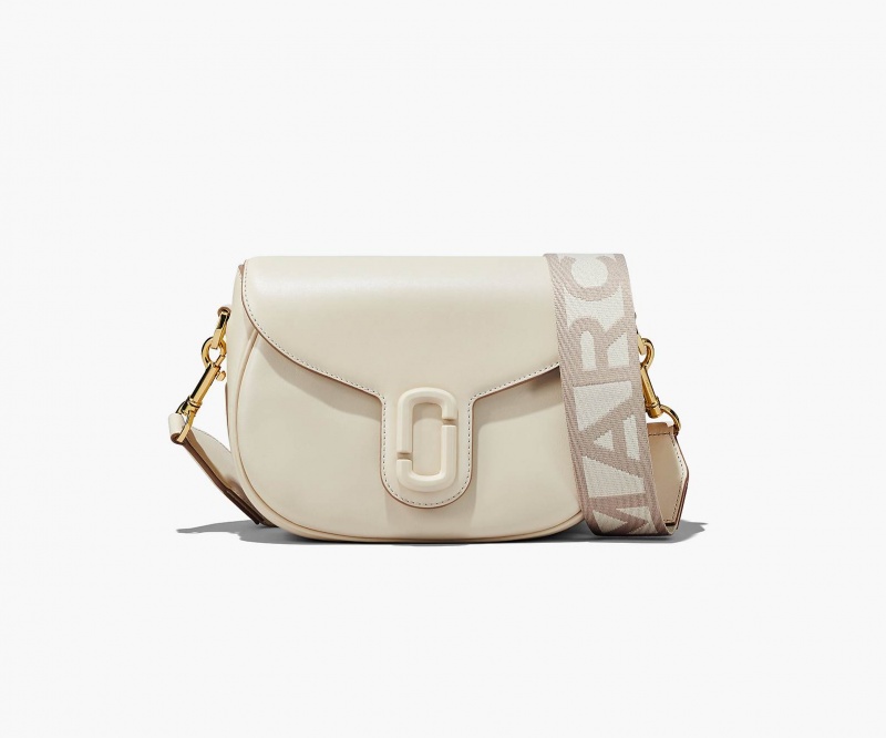 Marc Jacobs The J Marc Saddle Crossbody Bags White | Australia_MJ16005