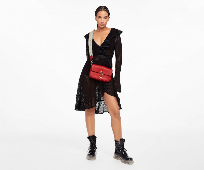 Marc Jacobs The J Marc Shoulder Bags Red | Australia_MJ46999