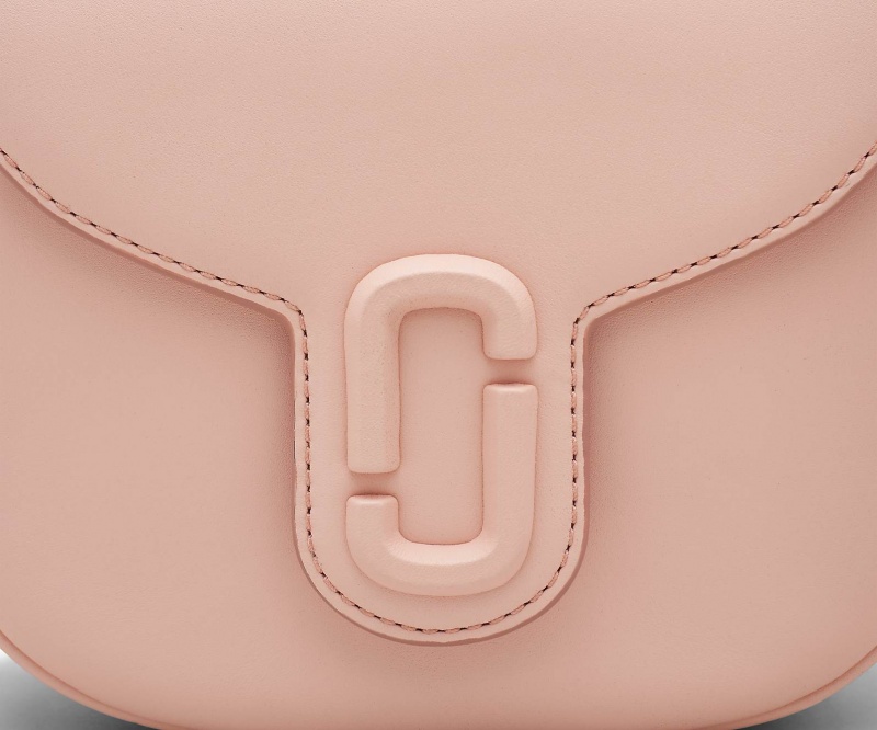 Marc Jacobs The J Marc Small Saddle Crossbody Bags Rose | Australia_MJ30540