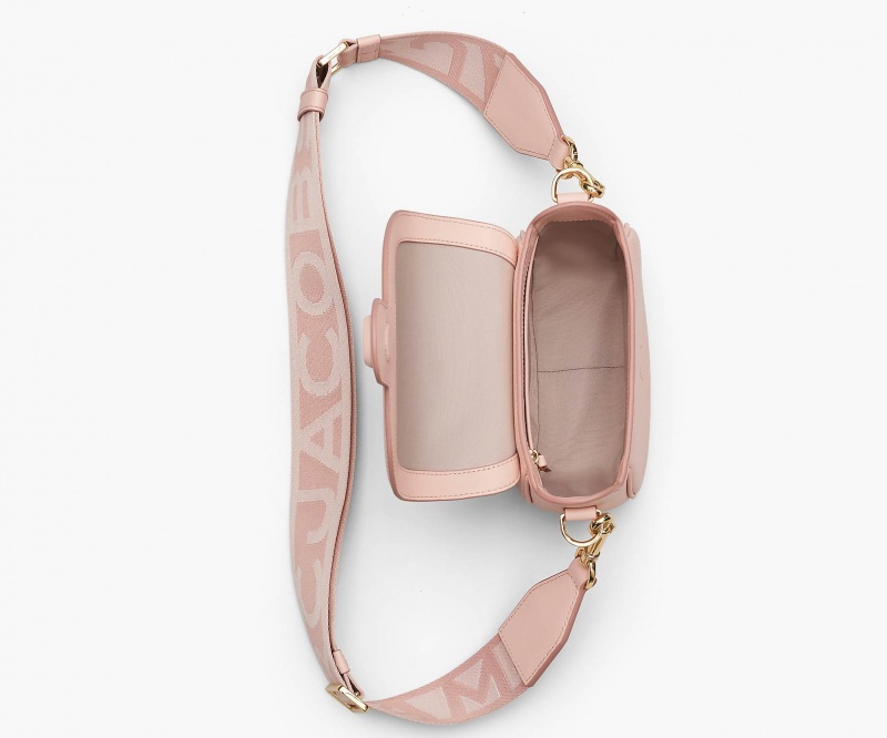 Marc Jacobs The J Marc Small Saddle Crossbody Bags Rose | Australia_MJ30540