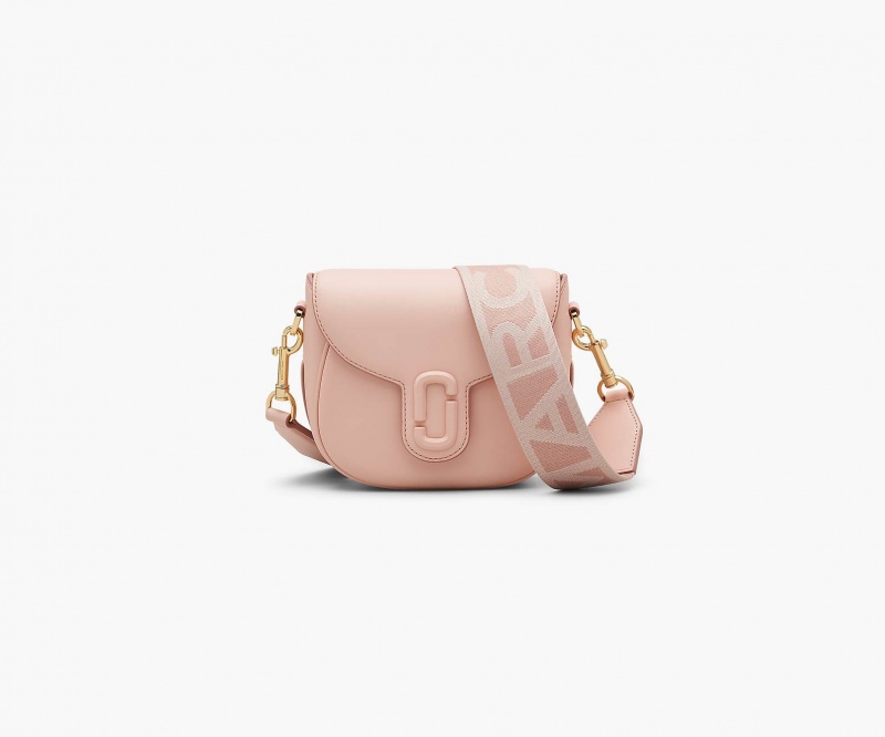 Marc Jacobs The J Marc Small Saddle Crossbody Bags Rose | Australia_MJ30540