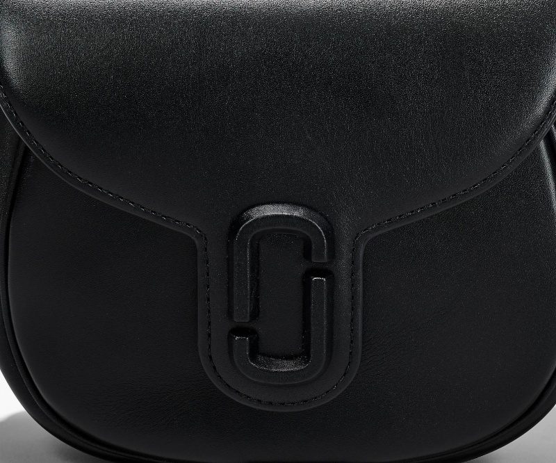 Marc Jacobs The J Marc Small Saddle Crossbody Bags Black | Australia_MJ27150