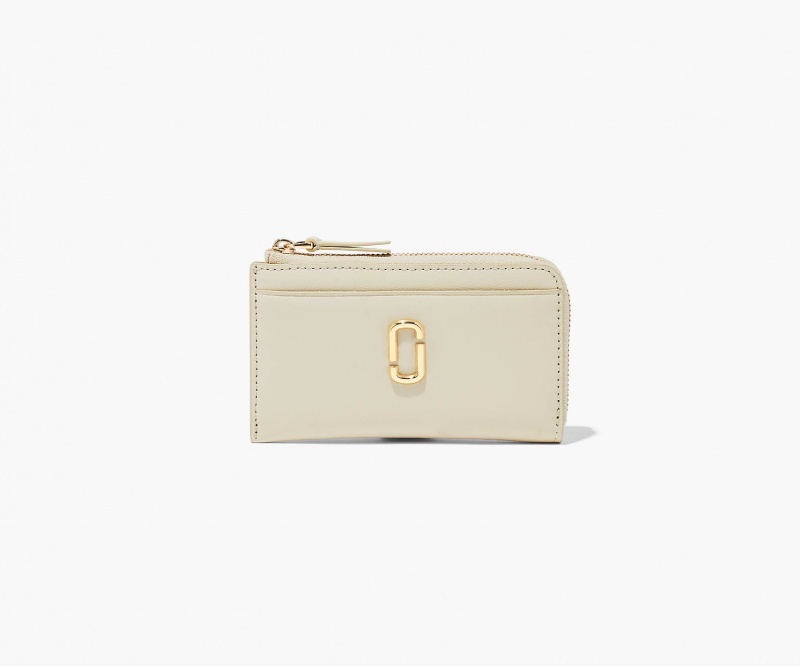 Marc Jacobs The J Marc Top Zip Wallets White | Australia_MJ30257