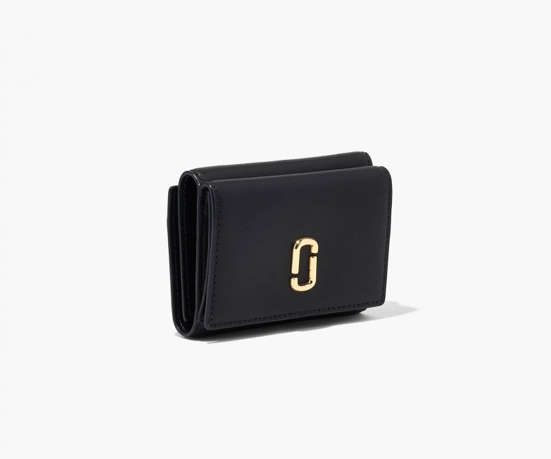 Marc Jacobs The J Marc Trifold Wallets Black | Australia_MJ36110