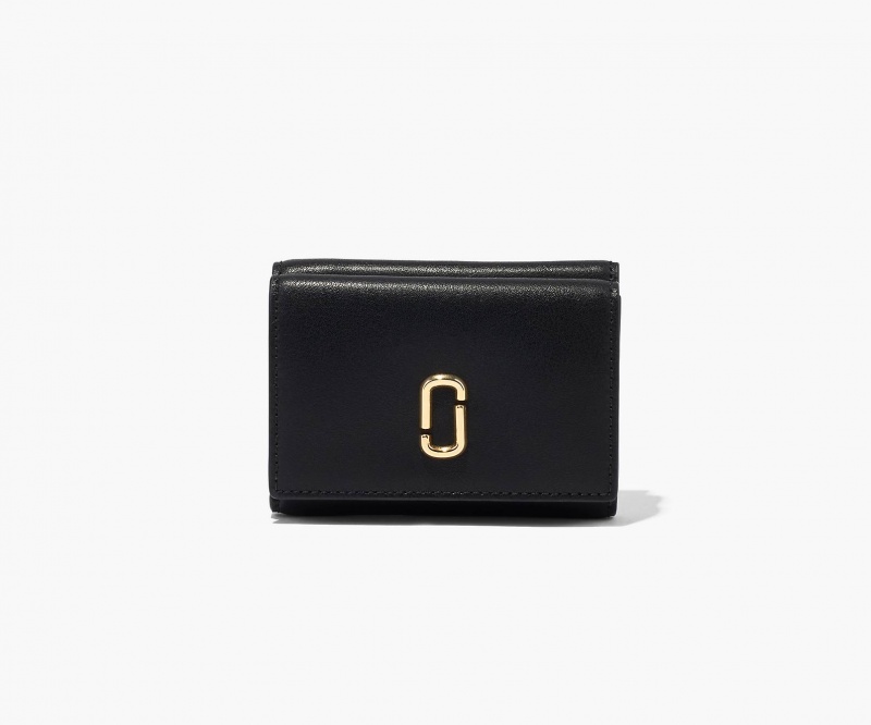 Marc Jacobs The J Marc Trifold Wallets Black | Australia_MJ36110