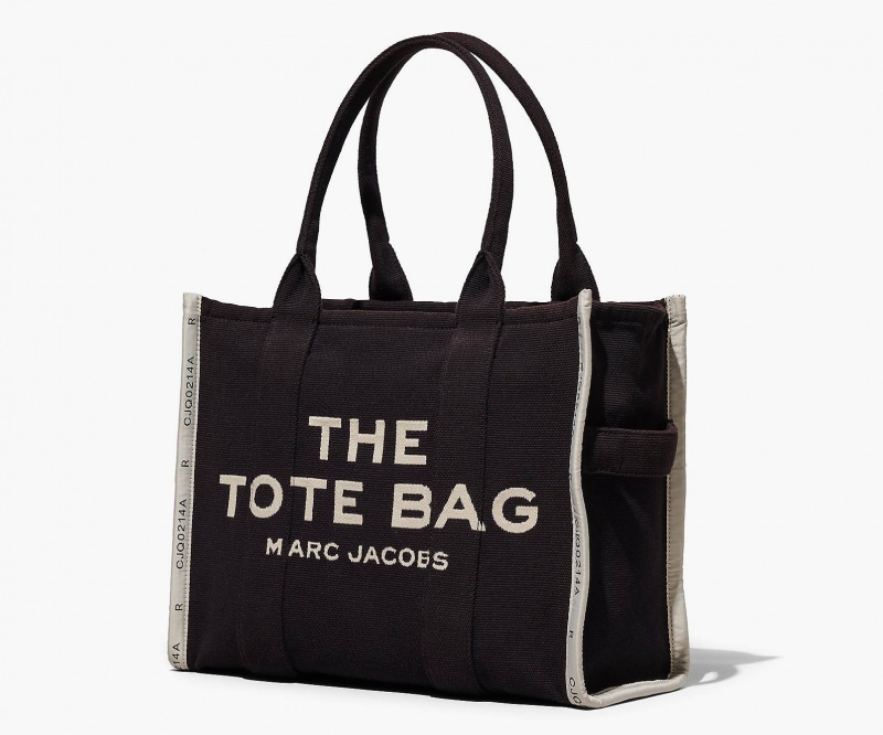 Marc Jacobs The Jacquard Large Tote Bags Black | Australia_MJ18548