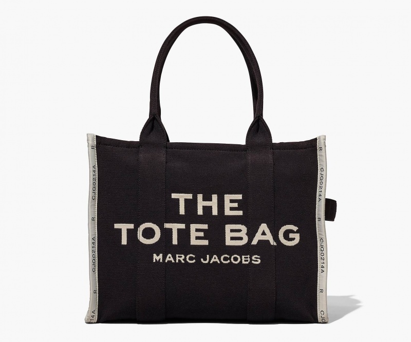 Marc Jacobs The Jacquard Large Tote Bags Black | Australia_MJ18548