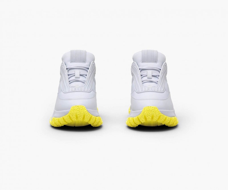 Marc Jacobs The Lazy Runner Sneakers White / Yellow | Australia_MJ51639