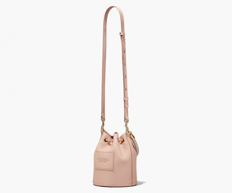 Marc Jacobs The Leather Bucket Bucket Bags Rose | Australia_MJ17202