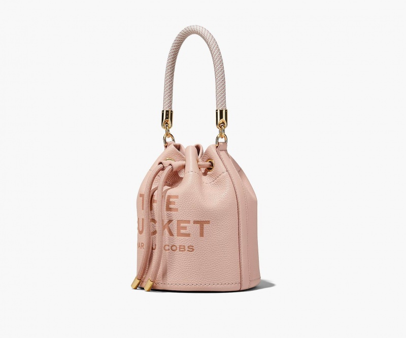 Marc Jacobs The Leather Bucket Bucket Bags Rose | Australia_MJ17202