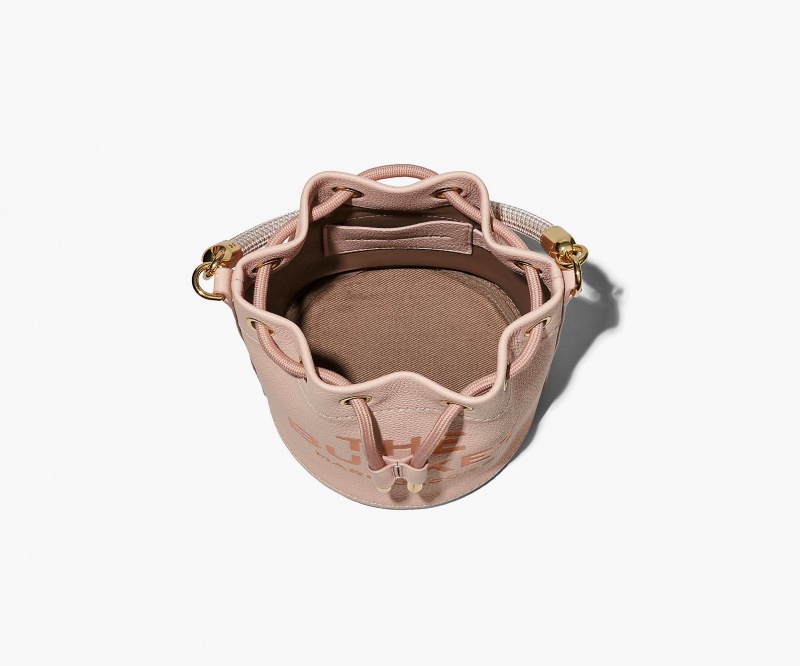 Marc Jacobs The Leather Bucket Bucket Bags Rose | Australia_MJ17202