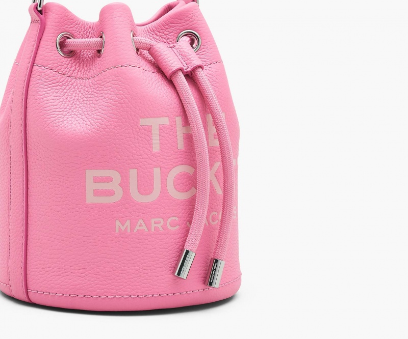 Marc Jacobs The Leather Bucket Bucket Bags Pink | Australia_MJ70778