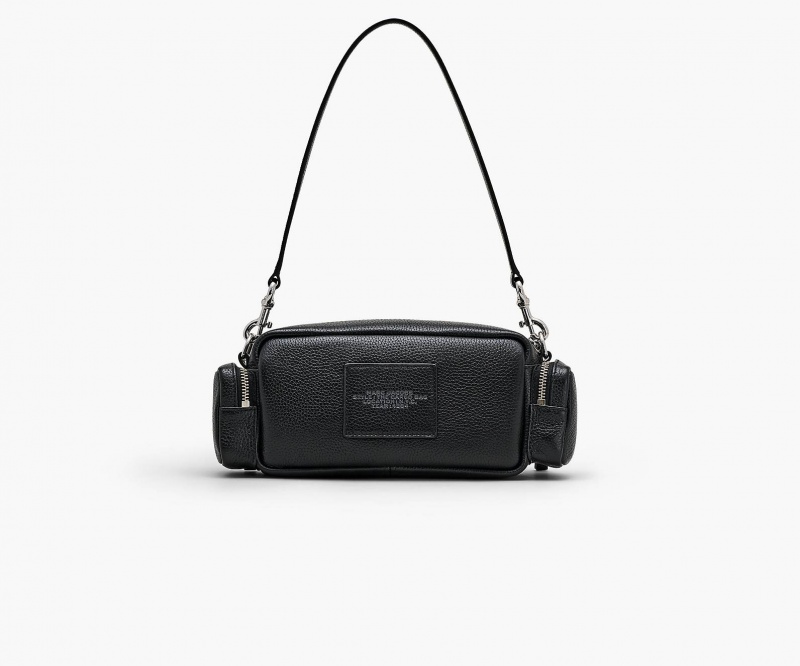 Marc Jacobs The Leather Cargo Shoulder Bags Black | Australia_MJ87468