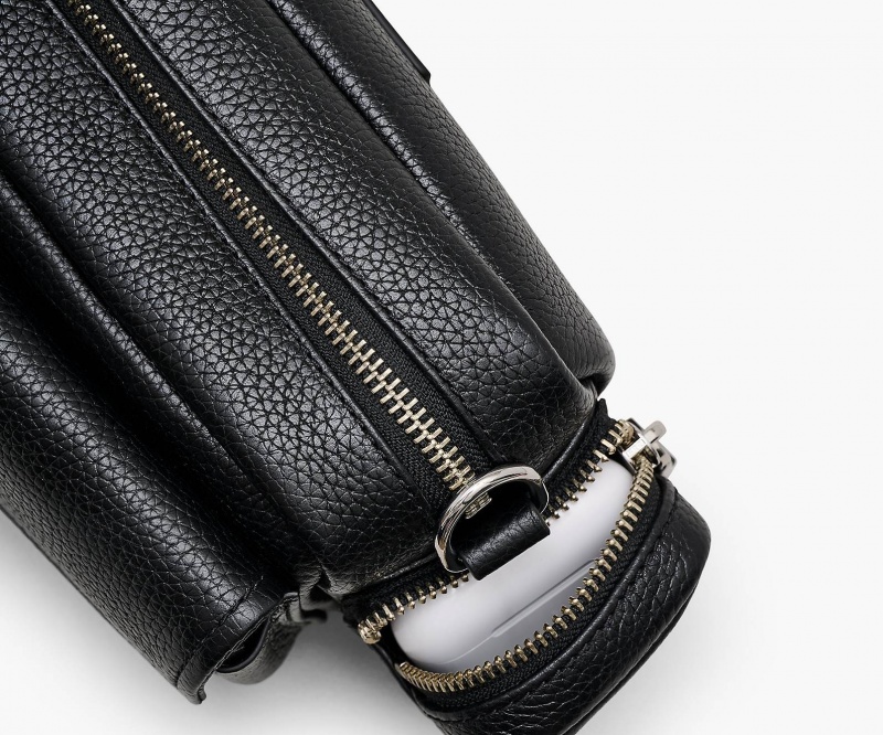 Marc Jacobs The Leather Cargo Shoulder Bags Black | Australia_MJ87468