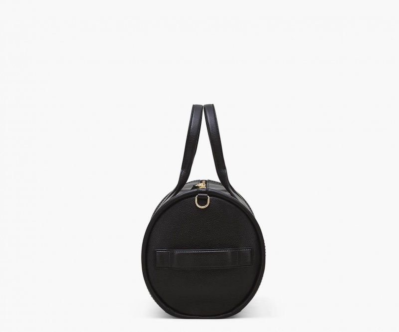 Marc Jacobs The Leather Large Duffle Shoulder Bags Black | Australia_MJ28946