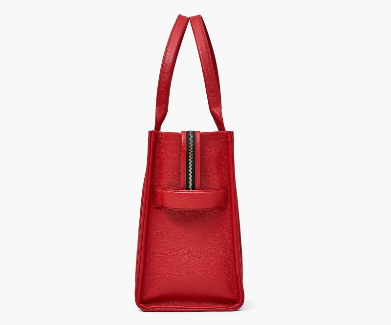 Marc Jacobs The Leather Large Tote Bags Red | Australia_MJ29015