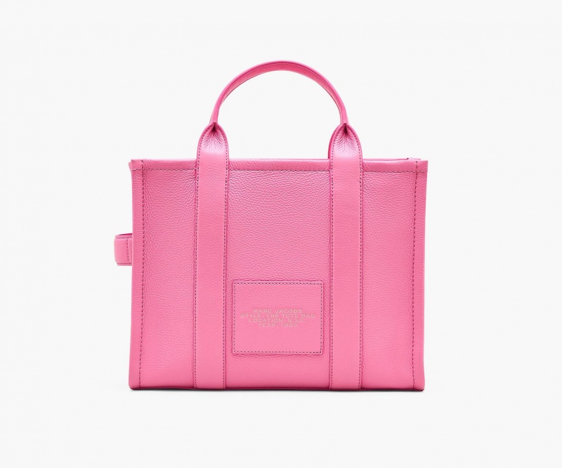 Marc Jacobs The Leather Medium Tote Bags Pink | Australia_MJ42254