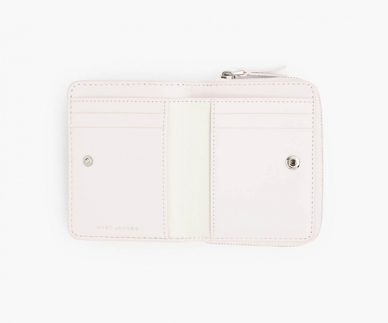 Marc Jacobs The Leather Mini Compact Wallets White | Australia_MJ65860