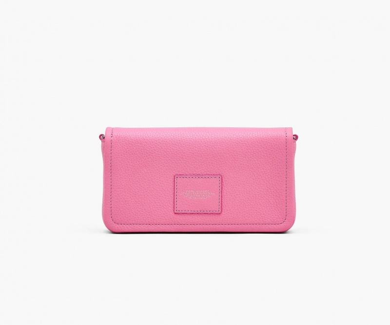 Marc Jacobs The Leather Mini Crossbody Bags Pink | Australia_MJ68000