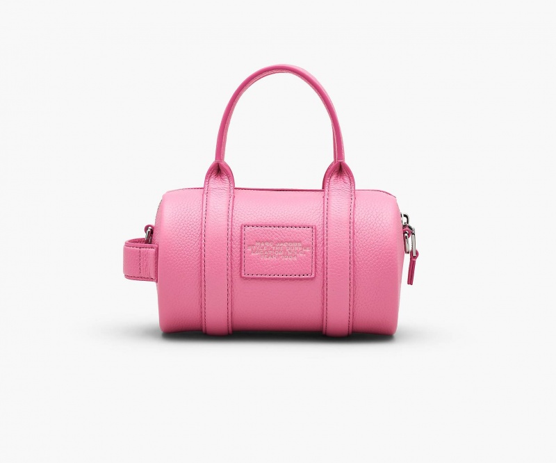 Marc Jacobs The Leather Mini Duffle Crossbody Bags Pink | Australia_MJ75258