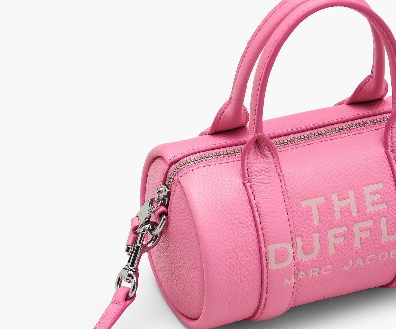 Marc Jacobs The Leather Mini Duffle Crossbody Bags Pink | Australia_MJ75258