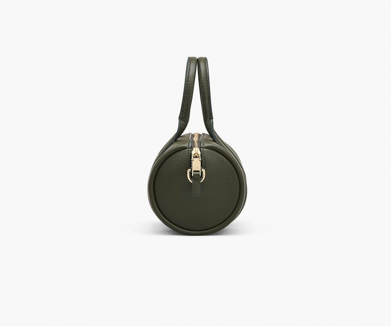 Marc Jacobs The Leather Mini Duffle Crossbody Bags Green Yellow | Australia_MJ35535