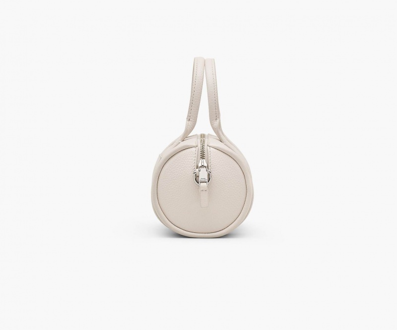 Marc Jacobs The Leather Mini Duffle Mini Bags Silver | Australia_MJ44515