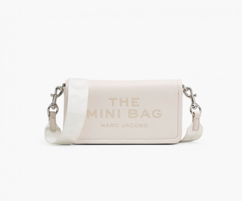 Marc Jacobs The Leather Mini Mini Bags White | Australia_MJ76645