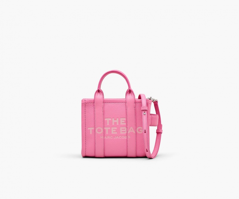 Marc Jacobs The Leather Mini Tote Bags Pink | Australia_MJ70596