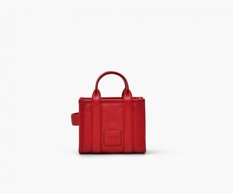 Marc Jacobs The Leather Mini Tote Bags Red | Australia_MJ65990