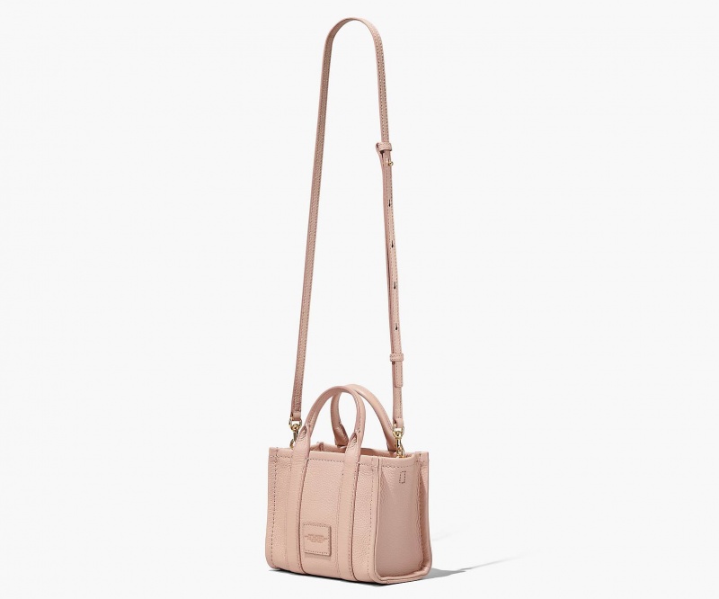 Marc Jacobs The Leather Mini Tote Bags Rose | Australia_MJ87560