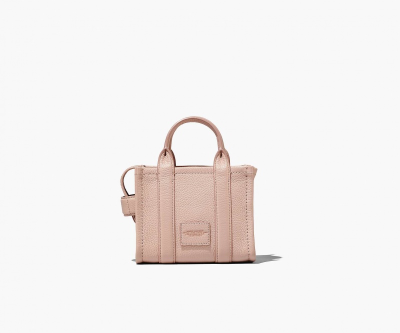 Marc Jacobs The Leather Mini Tote Bags Rose | Australia_MJ87560