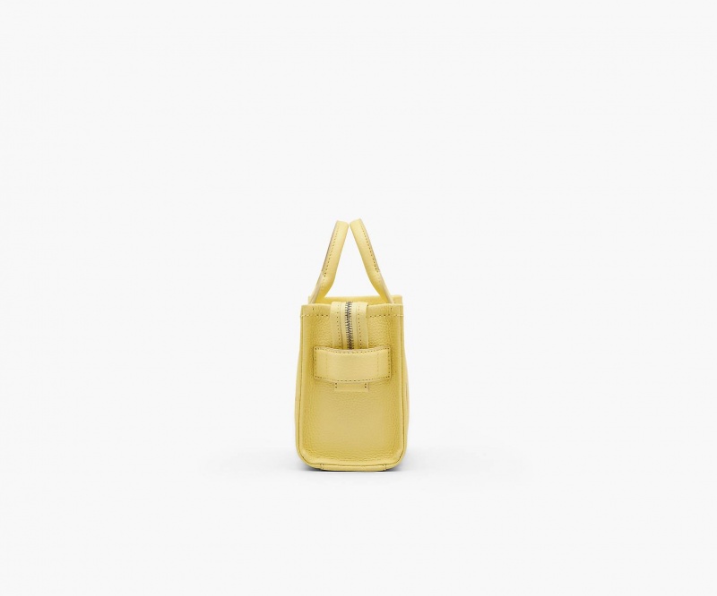 Marc Jacobs The Leather Mini Tote Bags Yellow | Australia_MJ10895